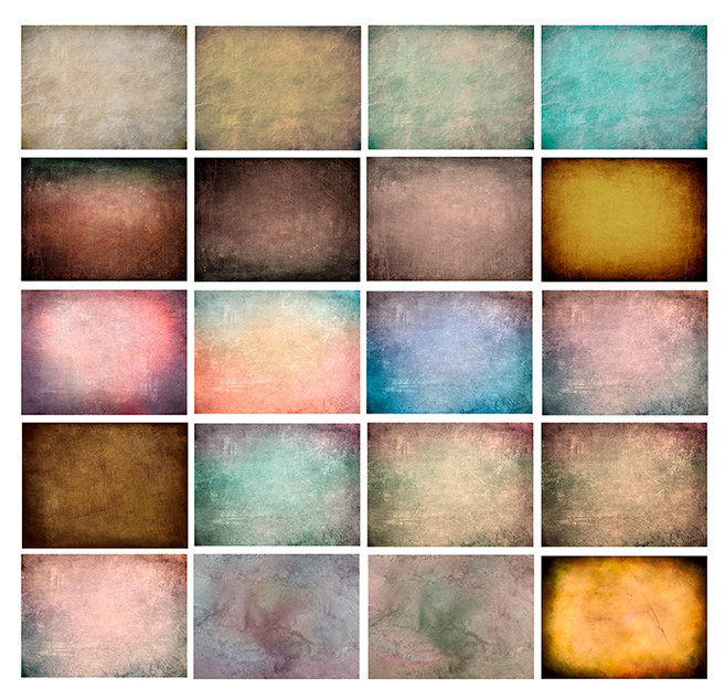 20 painterly photoshop textures collage image